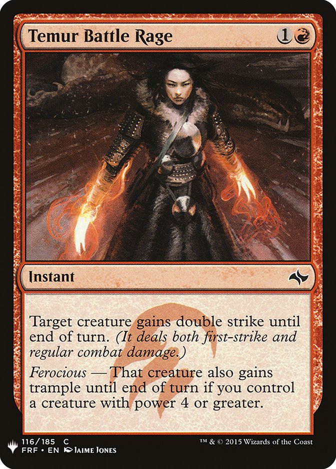 Temur Battle Rage [Mystery Booster] | Deep Dive Games St. Marys