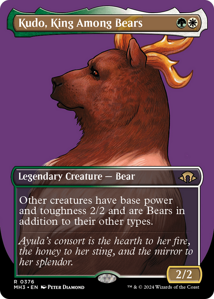 Kudo, King Among Bears (Borderless) [Modern Horizons 3] | Deep Dive Games St. Marys
