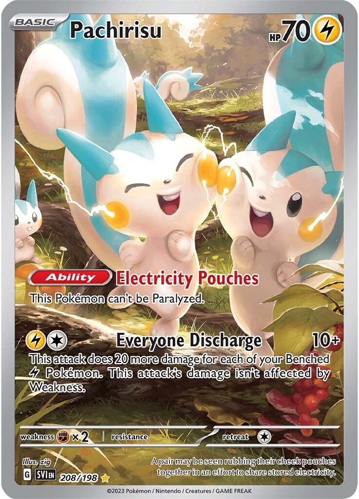 Pachirisu (208/198) [Scarlet & Violet: Base Set] | Deep Dive Games St. Marys