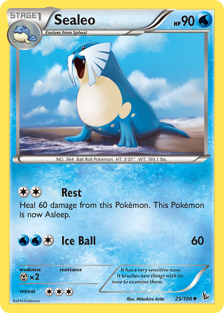 Sealeo (25/106) [XY: Flashfire] | Deep Dive Games St. Marys