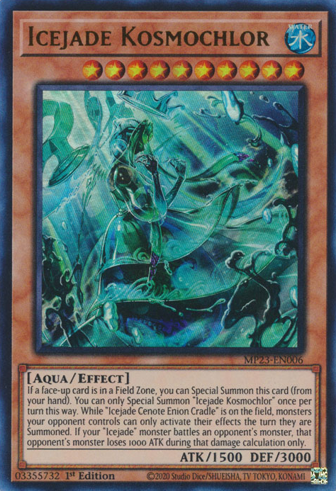 Icejade Kosmochlor [MP23-EN006] Ultra Rare | Deep Dive Games St. Marys