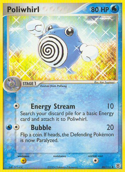 Poliwhirl (46/112) [EX: FireRed & LeafGreen] | Deep Dive Games St. Marys