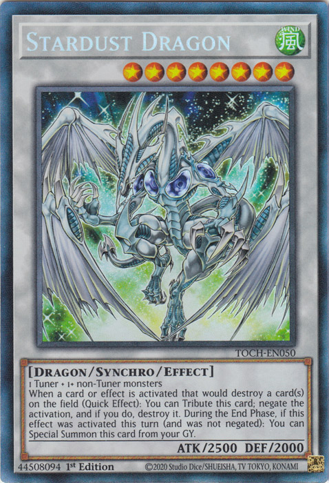 Stardust Dragon [TOCH-EN050] Collector's Rare | Deep Dive Games St. Marys