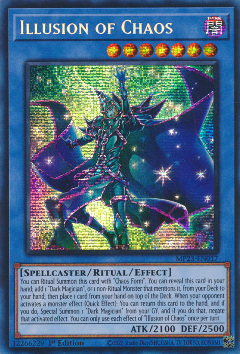 Illusion of Chaos [MP23-EN017] Prismatic Secret Rare | Deep Dive Games St. Marys