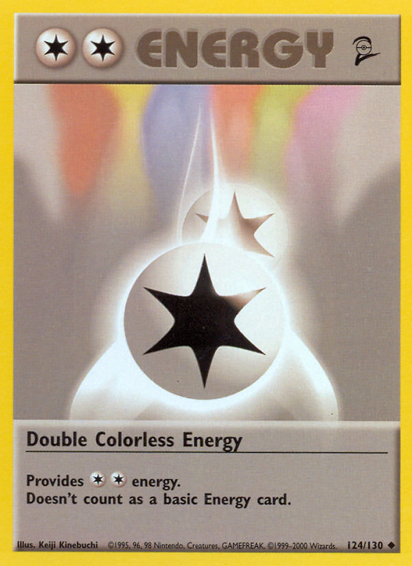 Double Colorless Energy (124/130) [Base Set 2] | Deep Dive Games St. Marys