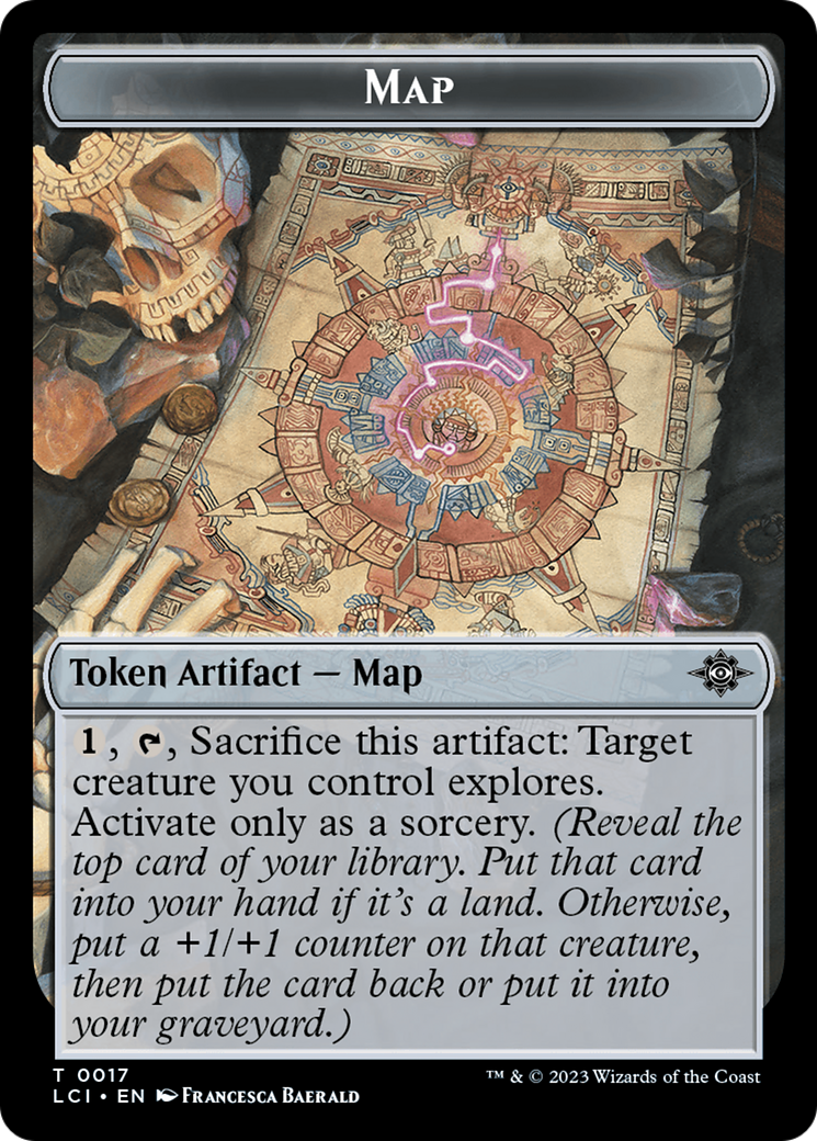 Map // Fungus Double-Sided Token [The Lost Caverns of Ixalan Tokens] | Deep Dive Games St. Marys