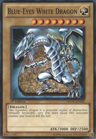 Blue-Eyes White Dragon [SDDC-EN004] Common | Deep Dive Games St. Marys