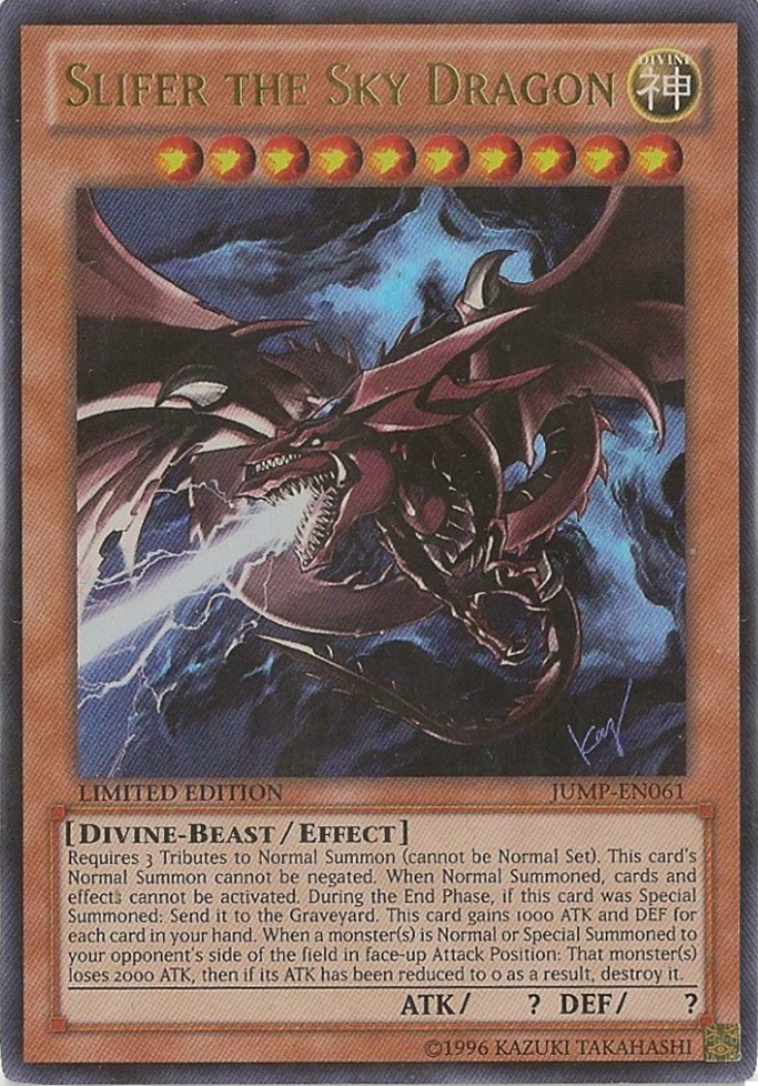 Slifer the Sky Dragon [JUMP-EN061] Ultra Rare | Deep Dive Games St. Marys