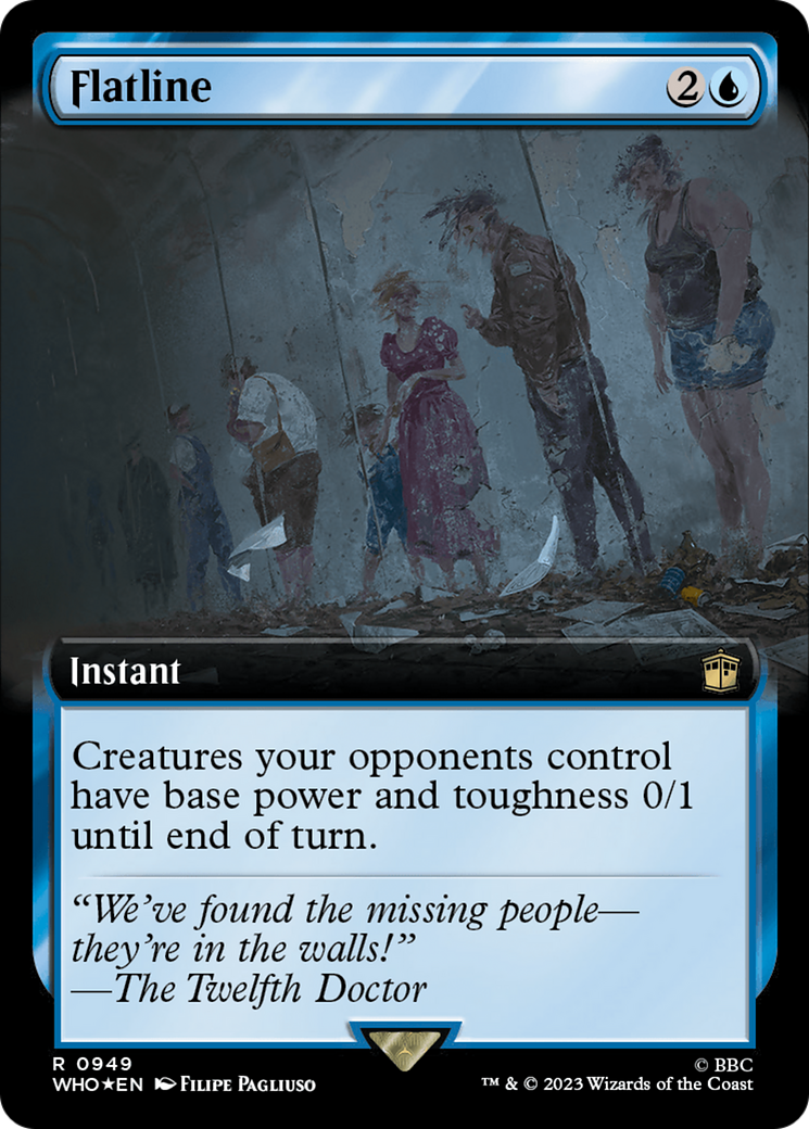 Flatline (Extended Art) (Surge Foil) [Doctor Who] | Deep Dive Games St. Marys