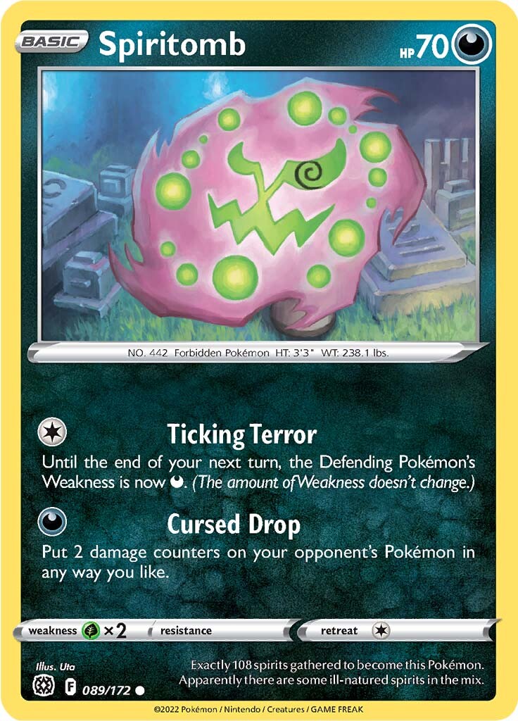 Spiritomb (089/172) [Sword & Shield: Brilliant Stars] | Deep Dive Games St. Marys