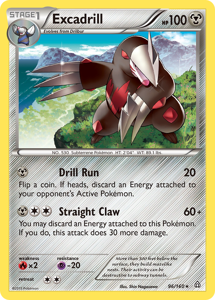 Excadrill (96/160) [XY: Primal Clash] | Deep Dive Games St. Marys