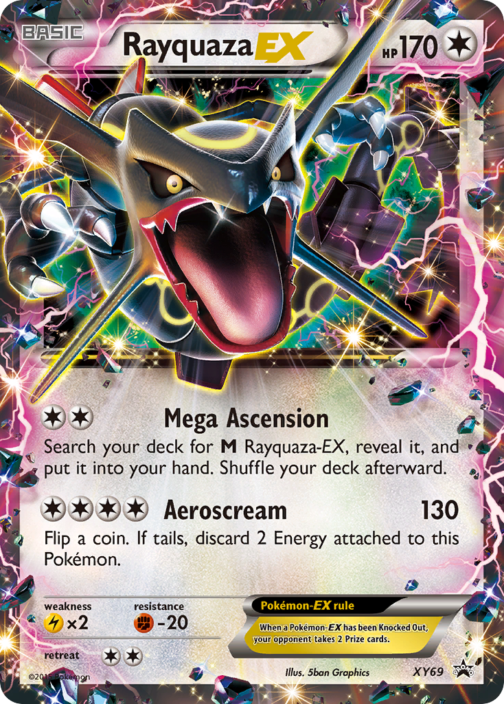 Rayquaza EX (XY69) (Shiny) [XY: Black Star Promos] | Deep Dive Games St. Marys