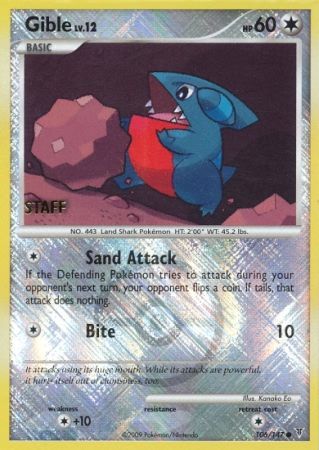 Gible (106/147) (Championship Promo Staff) [Platinum: Supreme Victors] | Deep Dive Games St. Marys