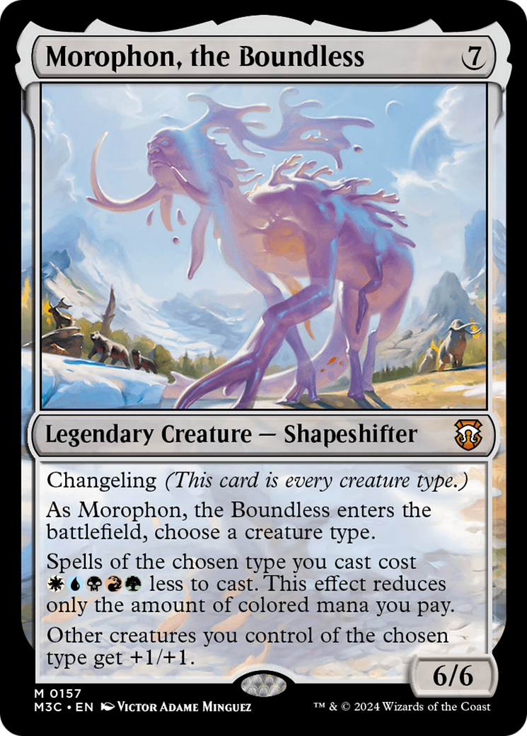 Morophon, the Boundless (Ripple Foil) [Modern Horizons 3 Commander] | Deep Dive Games St. Marys