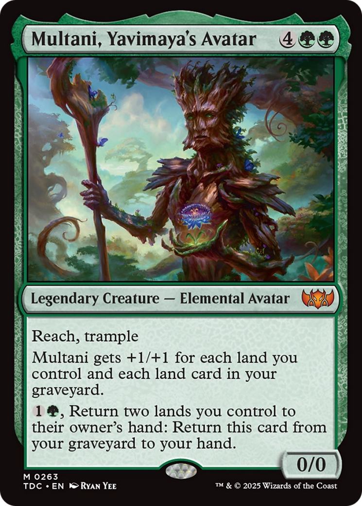 Multani, Yavimaya's Avatar [Tarkir: Dragonstorm Commander] | Deep Dive Games St. Marys