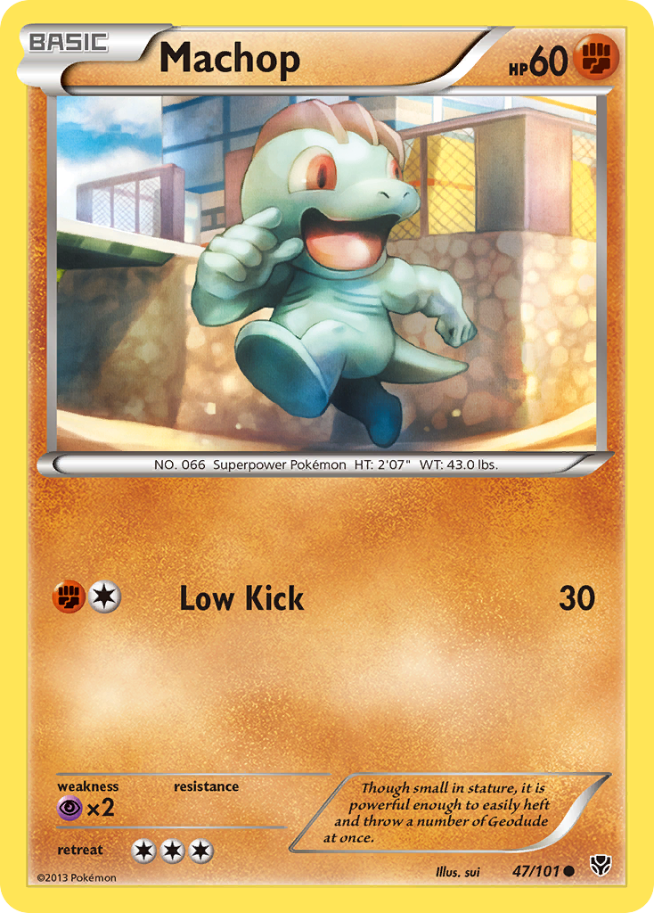 Machop (47/101) [Black & White: Plasma Blast] | Deep Dive Games St. Marys