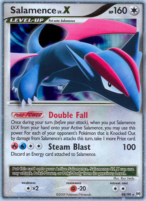 Salamence LV.X (98/99) [Platinum: Arceus] | Deep Dive Games St. Marys