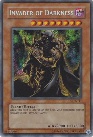 Invader of Darkness [IOC-EN111] Secret Rare | Deep Dive Games St. Marys