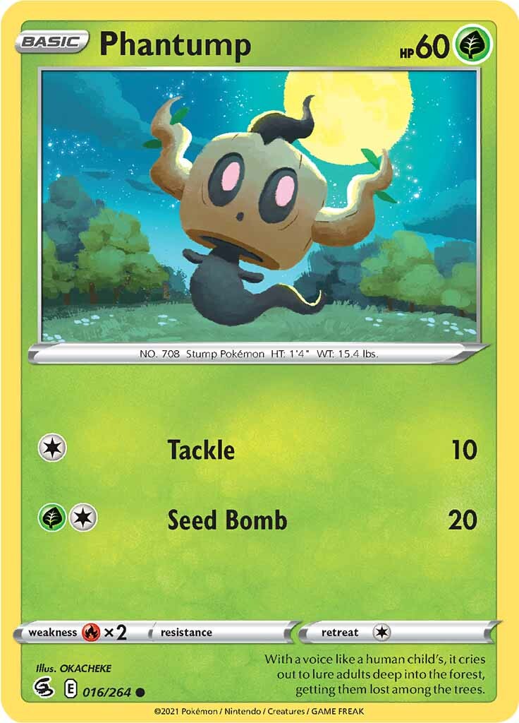 Phantump (016/264) [Sword & Shield: Fusion Strike] | Deep Dive Games St. Marys