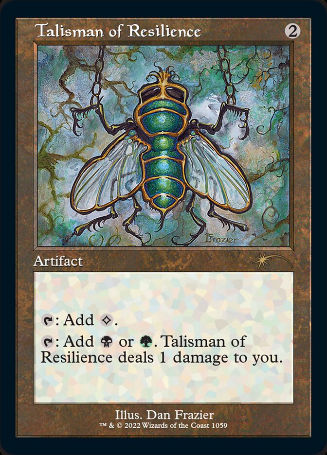 Talisman of Resilience (Foil Etched) [Secret Lair Drop Series] | Deep Dive Games St. Marys