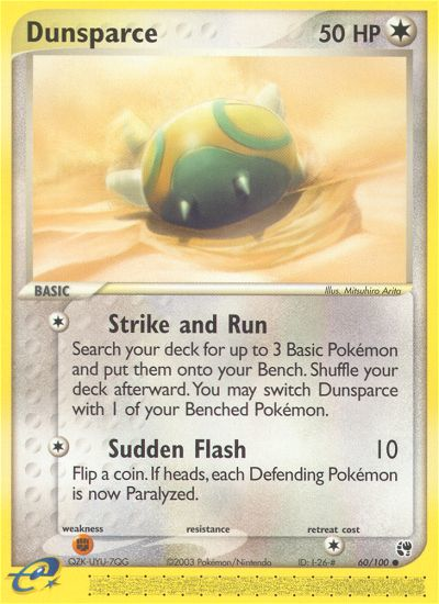 Dunsparce (60/100) [EX: Sandstorm] | Deep Dive Games St. Marys