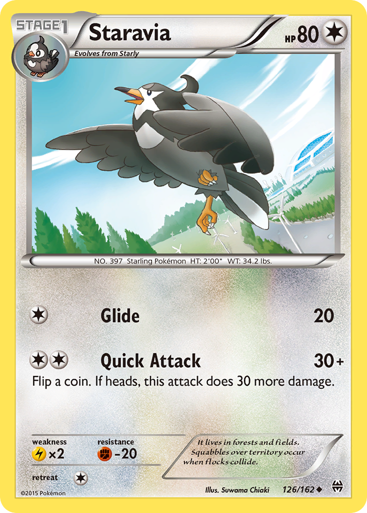 Staravia (126/162) [XY: BREAKthrough] | Deep Dive Games St. Marys