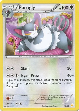 Purugly (19/30) [XY: Trainer Kit 3 - Pikachu Libre] | Deep Dive Games St. Marys