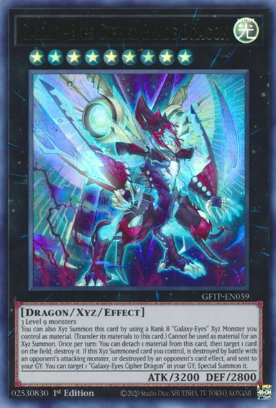 Galaxy-Eyes Cipher Blade Dragon [GFTP-EN059] Ultra Rare | Deep Dive Games St. Marys