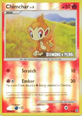 Chimchar (76/130) [Burger King Promos: 2008 Collection] | Deep Dive Games St. Marys