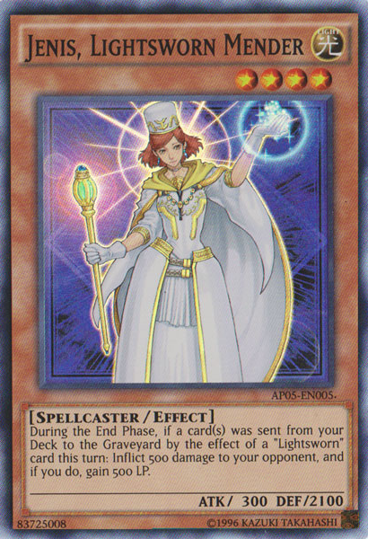 Jenis, Lightsworn Mender [AP05-EN005] Super Rare | Deep Dive Games St. Marys