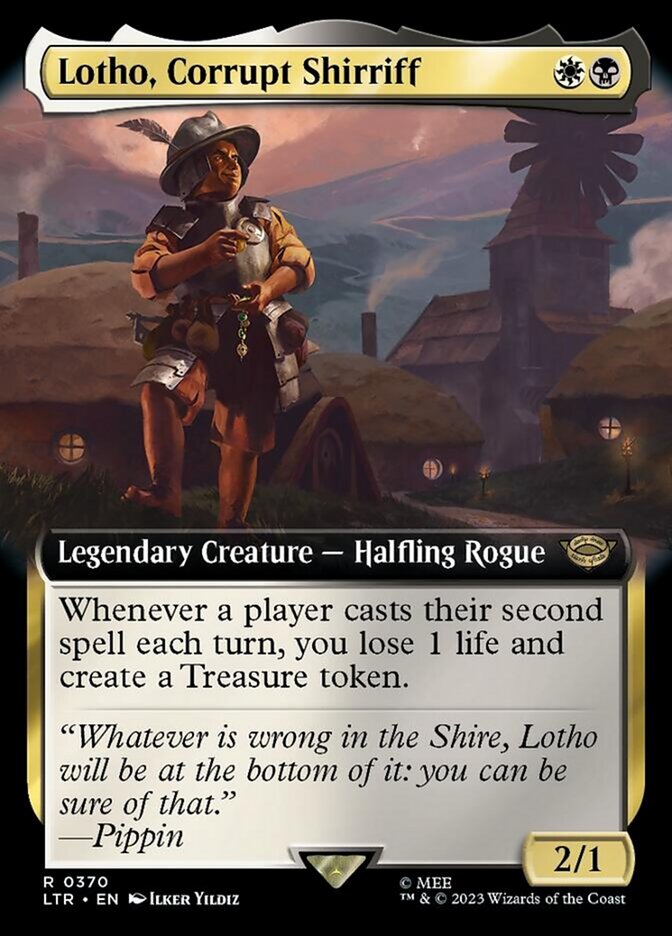 Lotho, Corrupt Shirriff (Extended Art) [The Lord of the Rings: Tales of Middle-Earth] | Deep Dive Games St. Marys