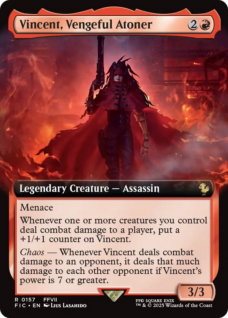 Vincent, Vengeful Atoner (Extended Art) [FINAL FANTASY Commander] | Deep Dive Games St. Marys