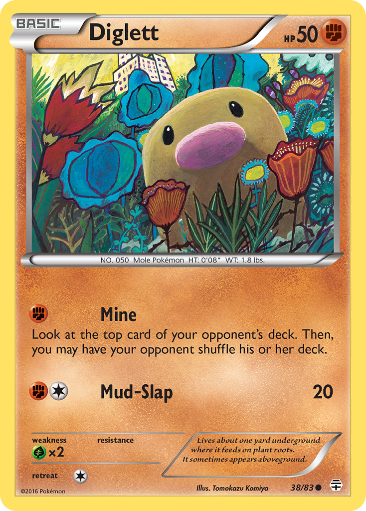 Diglett (38/83) [XY: Generations] | Deep Dive Games St. Marys