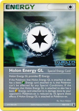 Holon Energy GL (105/113) (Stamped) [EX: Delta Species] | Deep Dive Games St. Marys