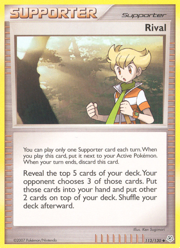 Rival (113/130) [Diamond & Pearl: Base Set] | Deep Dive Games St. Marys