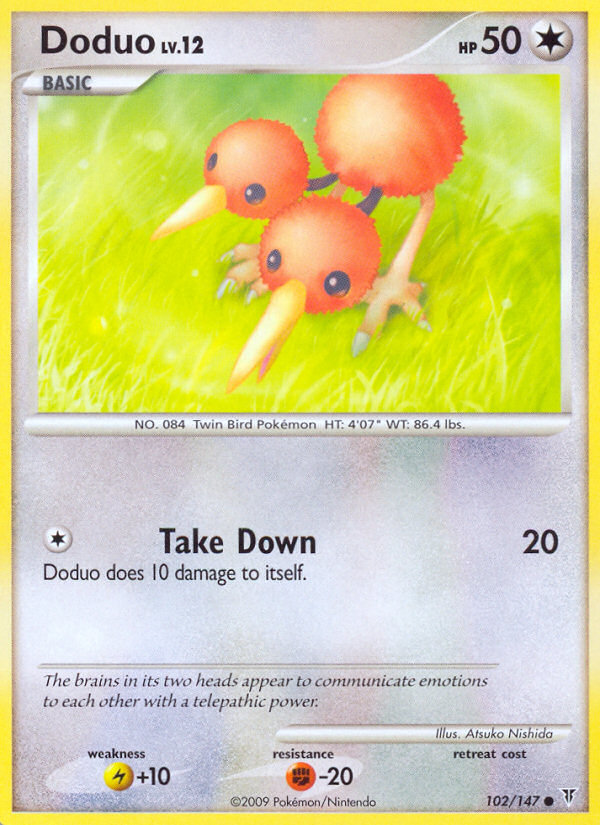 Doduo (102/147) [Platinum: Supreme Victors] | Deep Dive Games St. Marys