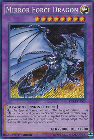 Mirror Force Dragon [DRL2-EN005] Secret Rare | Deep Dive Games St. Marys