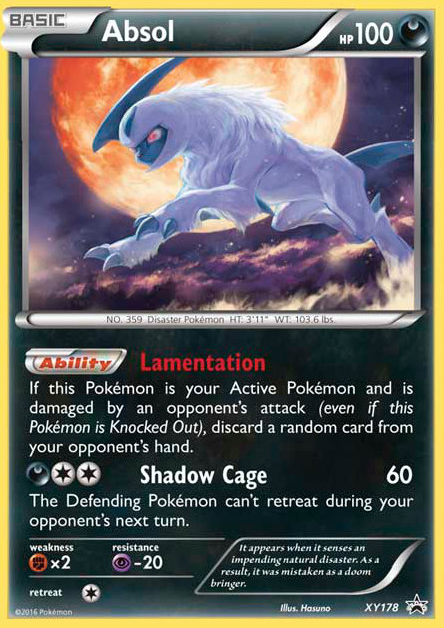 Absol (XY178) [XY: Black Star Promos] | Deep Dive Games St. Marys