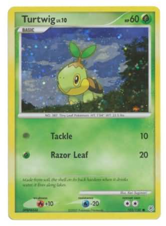 Turtwig (103/130) (Cosmos Holofoil) [Diamond & Pearl: Base Set] | Deep Dive Games St. Marys