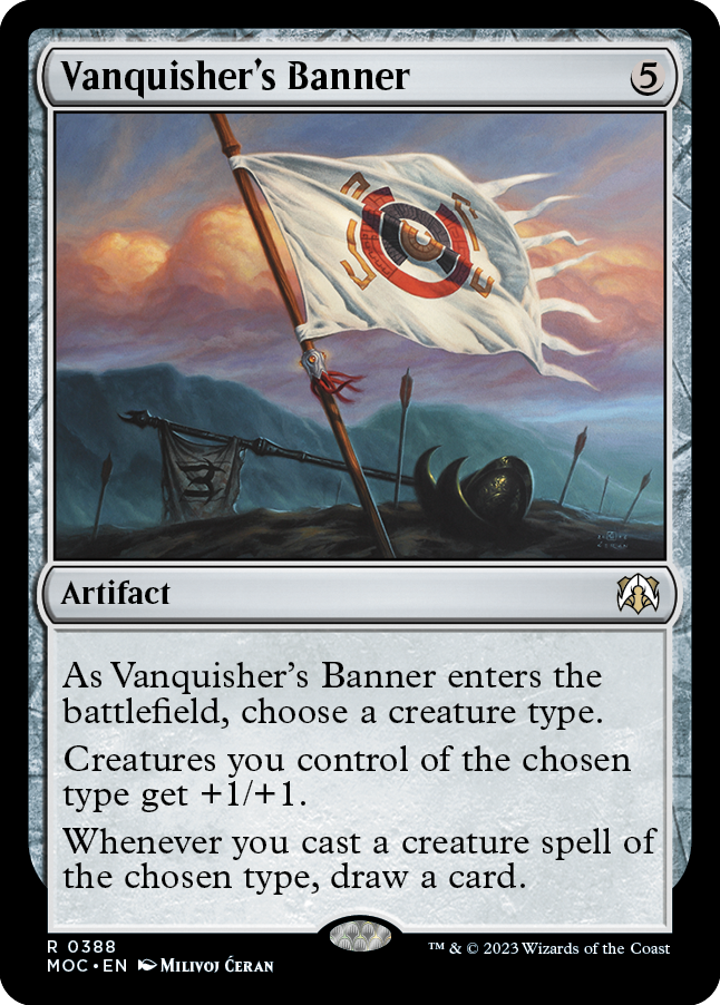 Vanquisher's Banner [March of the Machine Commander] | Deep Dive Games St. Marys