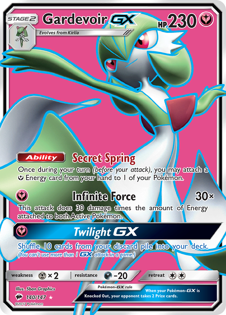 Gardevoir GX (140/147) [Sun & Moon: Burning Shadows] | Deep Dive Games St. Marys