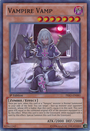 Vampire Vamp [PRIO-EN085] Super Rare | Deep Dive Games St. Marys