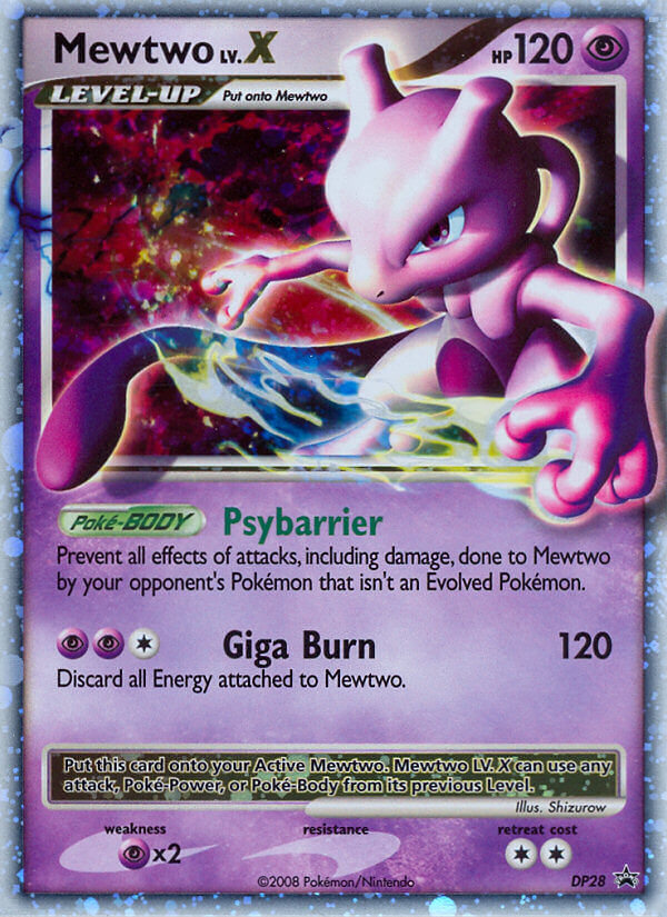 Mewtwo LV.X (DP28) [Diamond & Pearl: Black Star Promos] | Deep Dive Games St. Marys