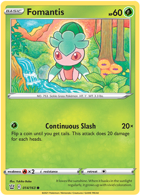 Fomantis (014/163) [Sword & Shield: Battle Styles] | Deep Dive Games St. Marys