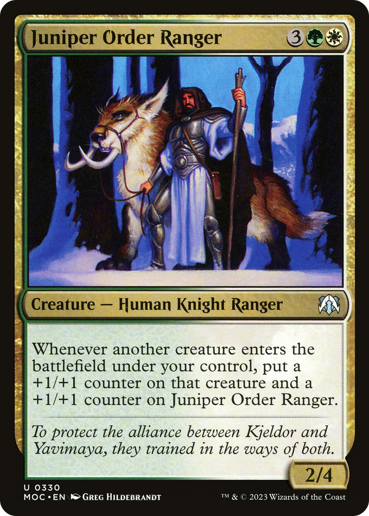 Juniper Order Ranger [March of the Machine Commander] | Deep Dive Games St. Marys