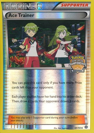 Ace Trainer (69/98) (Regional Championship Promo) [XY: Ancient Origins] | Deep Dive Games St. Marys