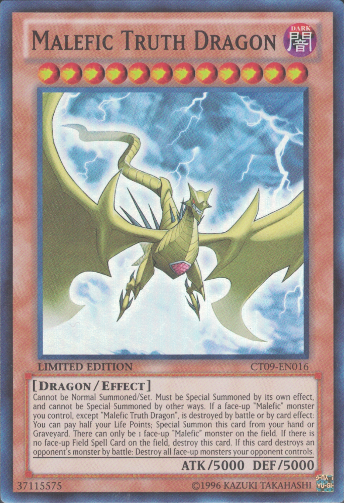 Malefic Truth Dragon [CT09-EN016] Super Rare | Deep Dive Games St. Marys