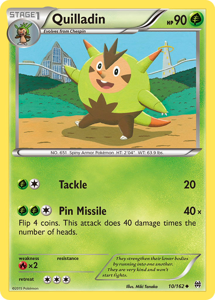 Quilladin (10/162) [XY: BREAKthrough] | Deep Dive Games St. Marys