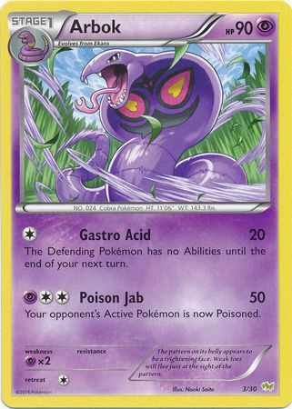 Arbok (3/30) [XY: Trainer Kit - Noivern] | Deep Dive Games St. Marys