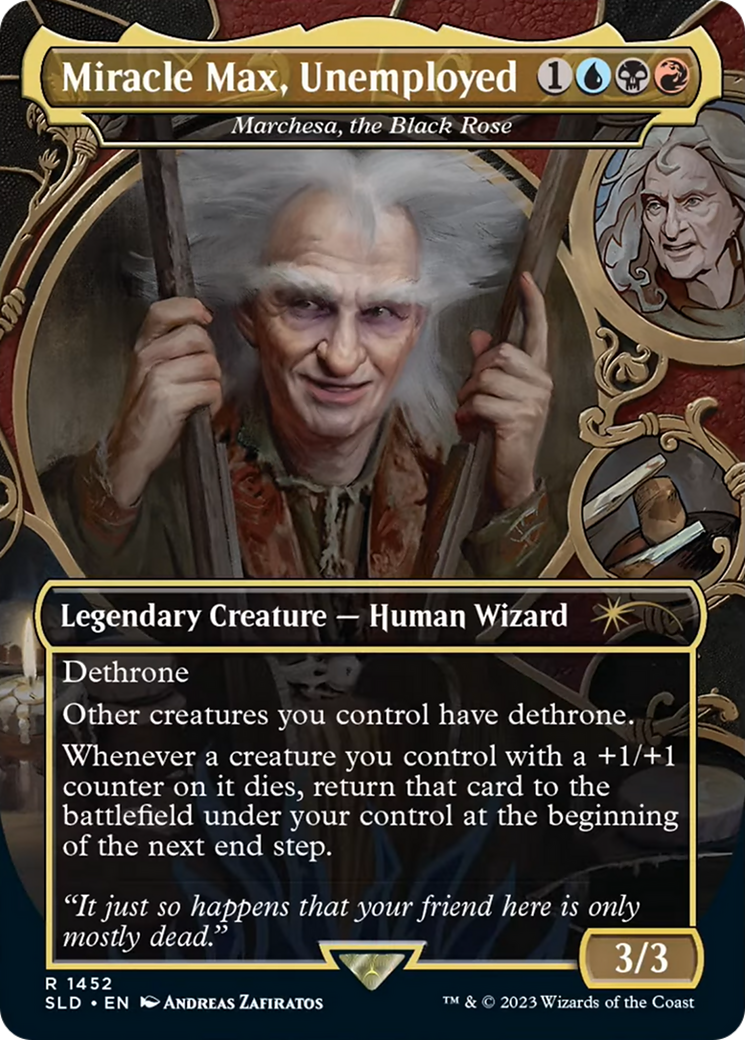 Miracle Max, Unemployed - Marchesa, the Black Rose [Secret Lair Drop Series] | Deep Dive Games St. Marys